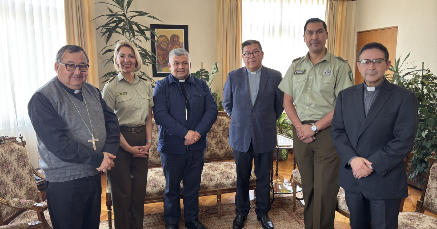 General Patricia Vásquez, Jefa de Zona de Carabineros realizó visita protocolar a autoridades de la Diócesis de Valparaíso